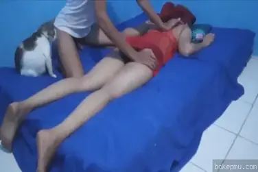 Pijat Sepupu Terus Dientot Paksa Jilbab Basah